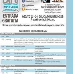 Invitan a la Expo Competitividad Empresarial 2012