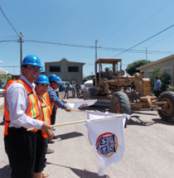 Arrancó obra de pavimentación en calle 27 sur en Colonia Santo Niño