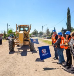 Avanza programa pavimentación en colonias rurales, ahora la Cuauhtémoc