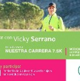 Invitan a la Carrera 7.5K “Actívate con Vicky Serrano”