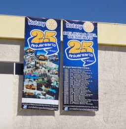Cumple 25 años de servicio Rotario del Desierto