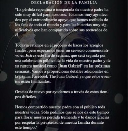Los homenajes a Juan Gabriel iniciarán en Ciudad Juárez