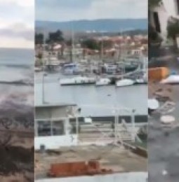 Impactada tsunami a Turquía