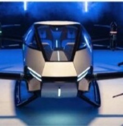 Realizo coche volador chino primer viaje de prueba en publico en Dubai