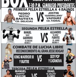 Regresa el box profesional a Delicias, el proximo 16 de marzo