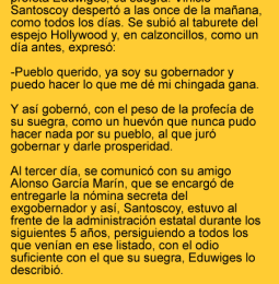 El gobernador Santoscoy… por R. del Avellano