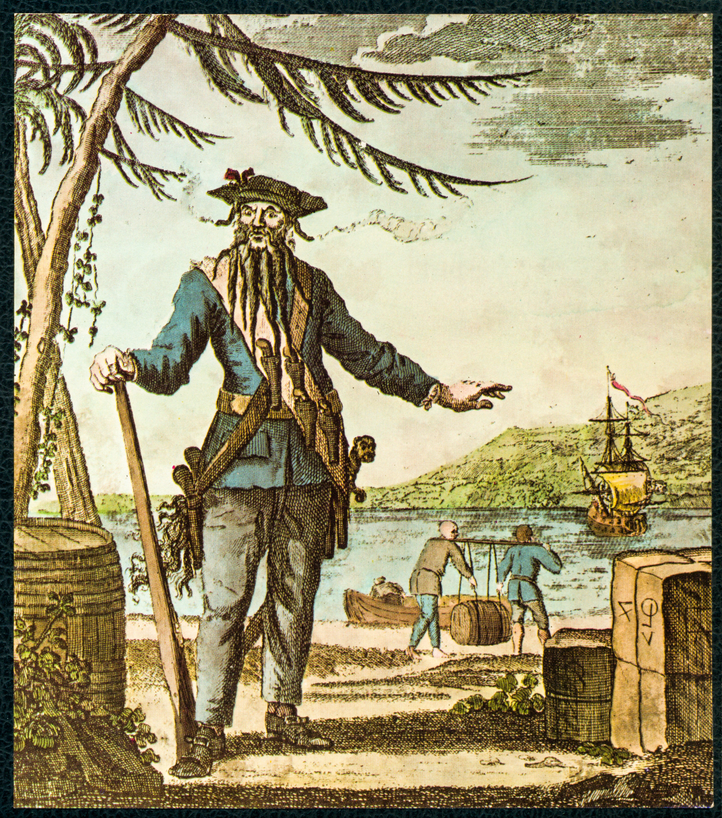 Foto de archivo: Teach alias Blackbeard, colored.jpg (Wikimedia Commons)