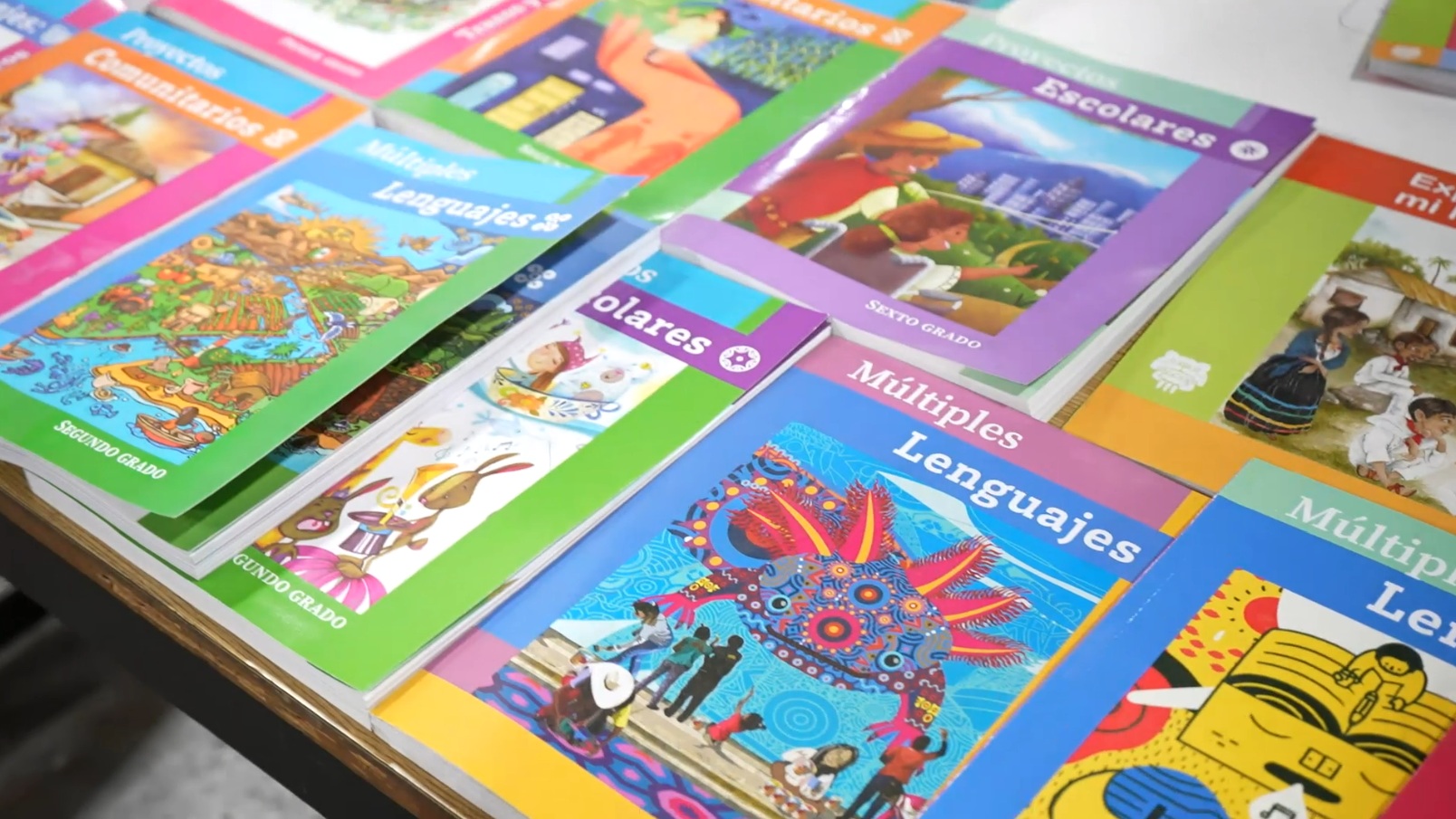 Libros de texto gratuitos preparados para su distribución en Ciudad Juárez