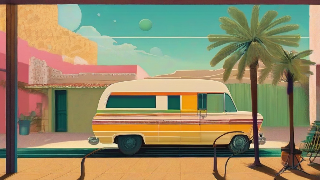 Ilustración editorial generada para acompañar: Ciclo de cine en septiembre en las Cinetecas de Chihuahua