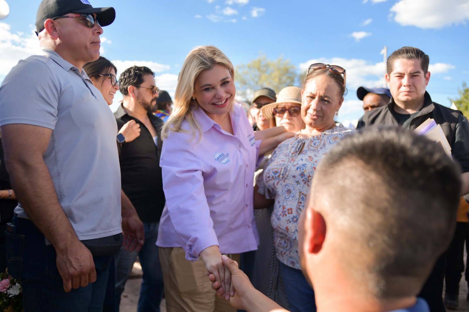 Habitantes de Saucillo participan en una jornada de la Ruta Chihuahua