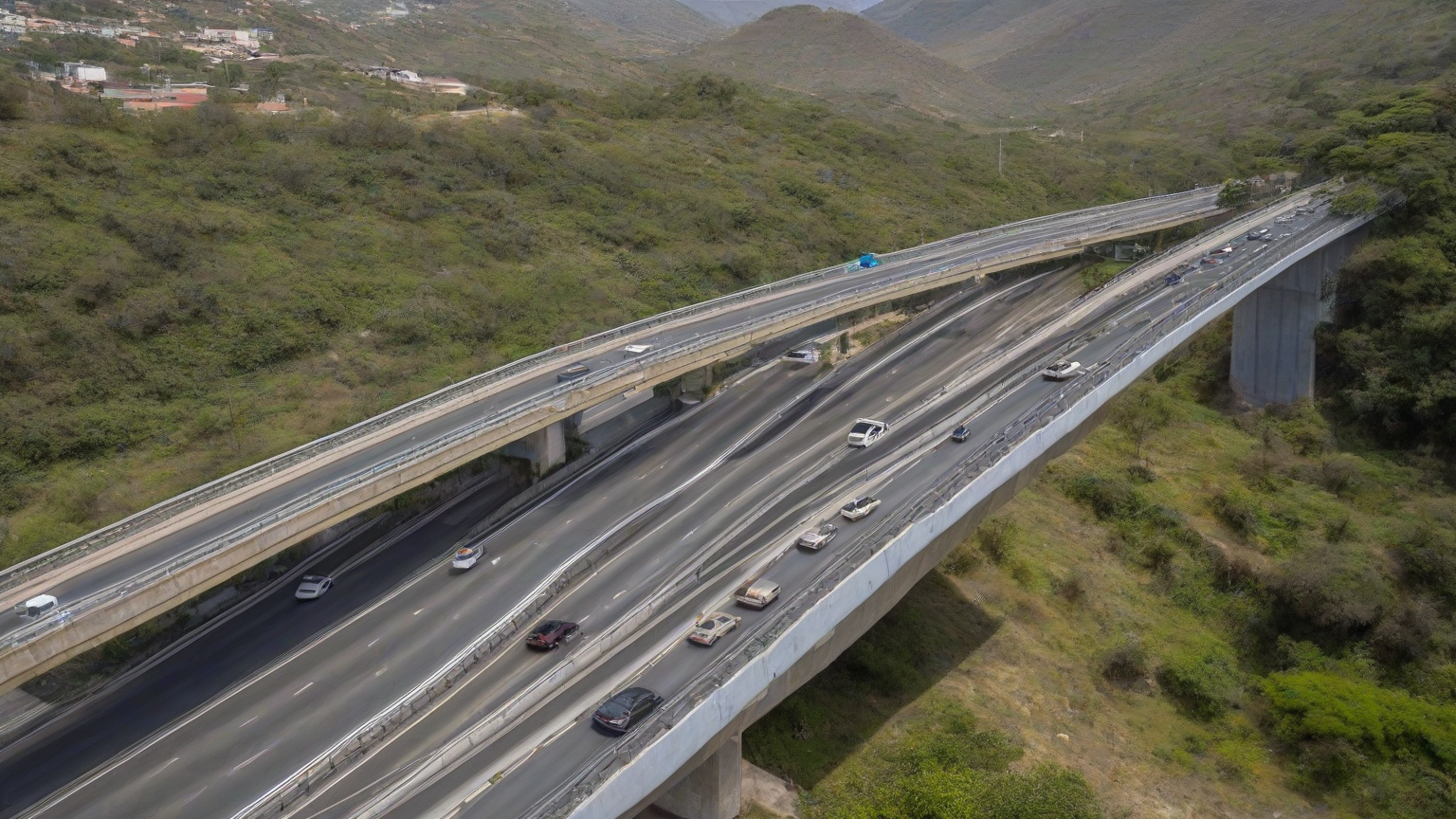 Imagen editorial generada para acompañar: Inauguran puente vehicular para mejorar la movilidad en una localidad