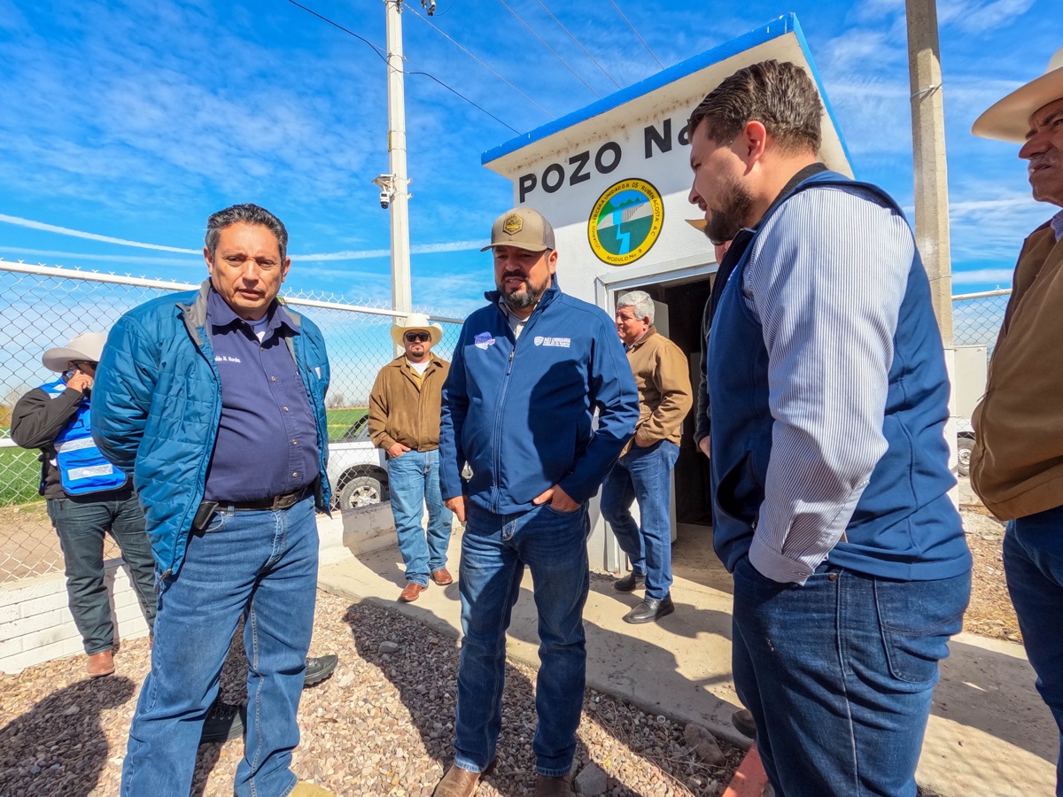 Supervisión de infraestructura de riego en el Distrito 005 Delicias